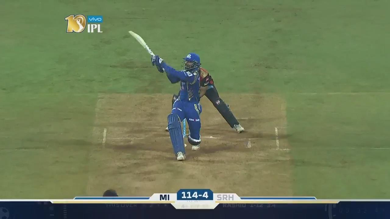 M10: MI vs SRH – Krunal Pandya Six