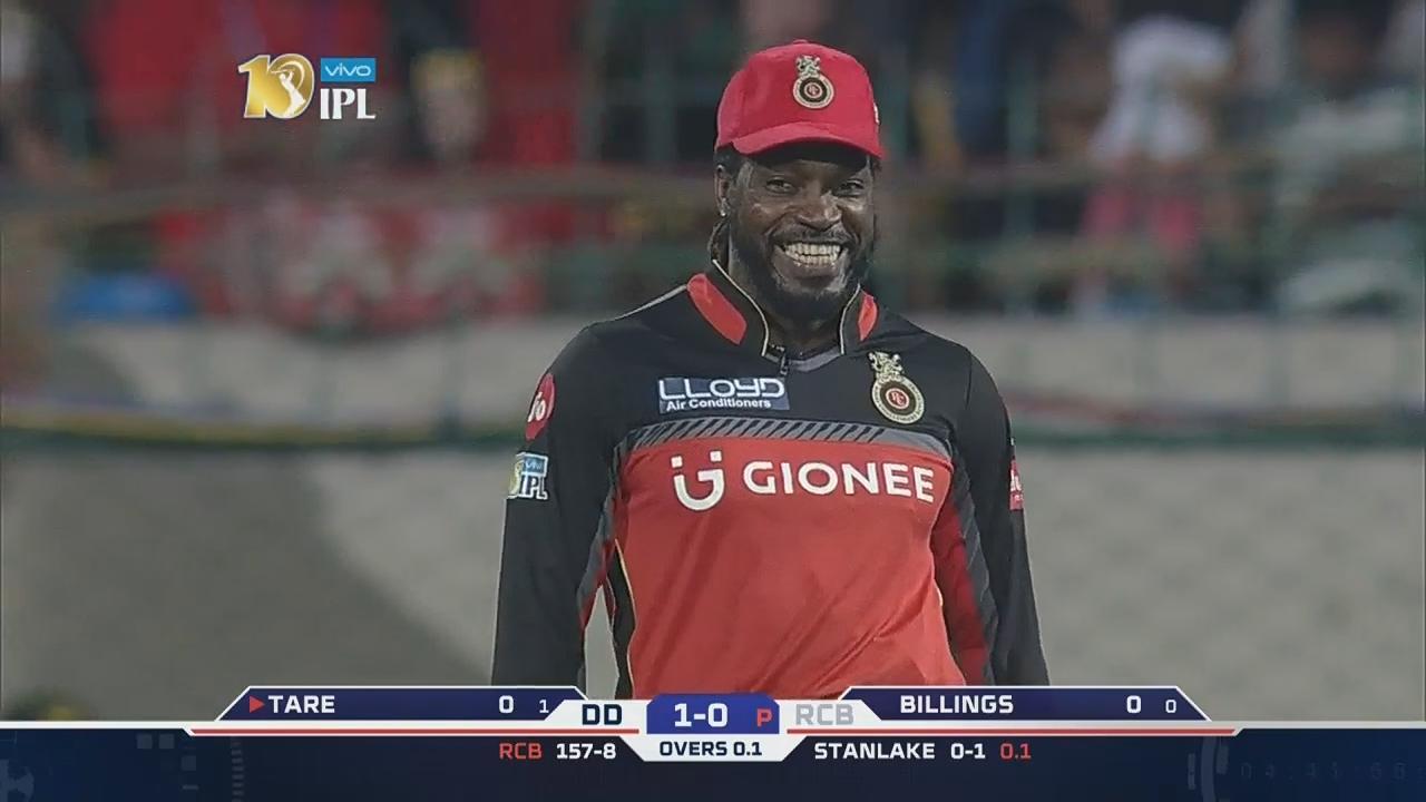Kevin Pietersen & Chris Gayle hit it off on the MIC background