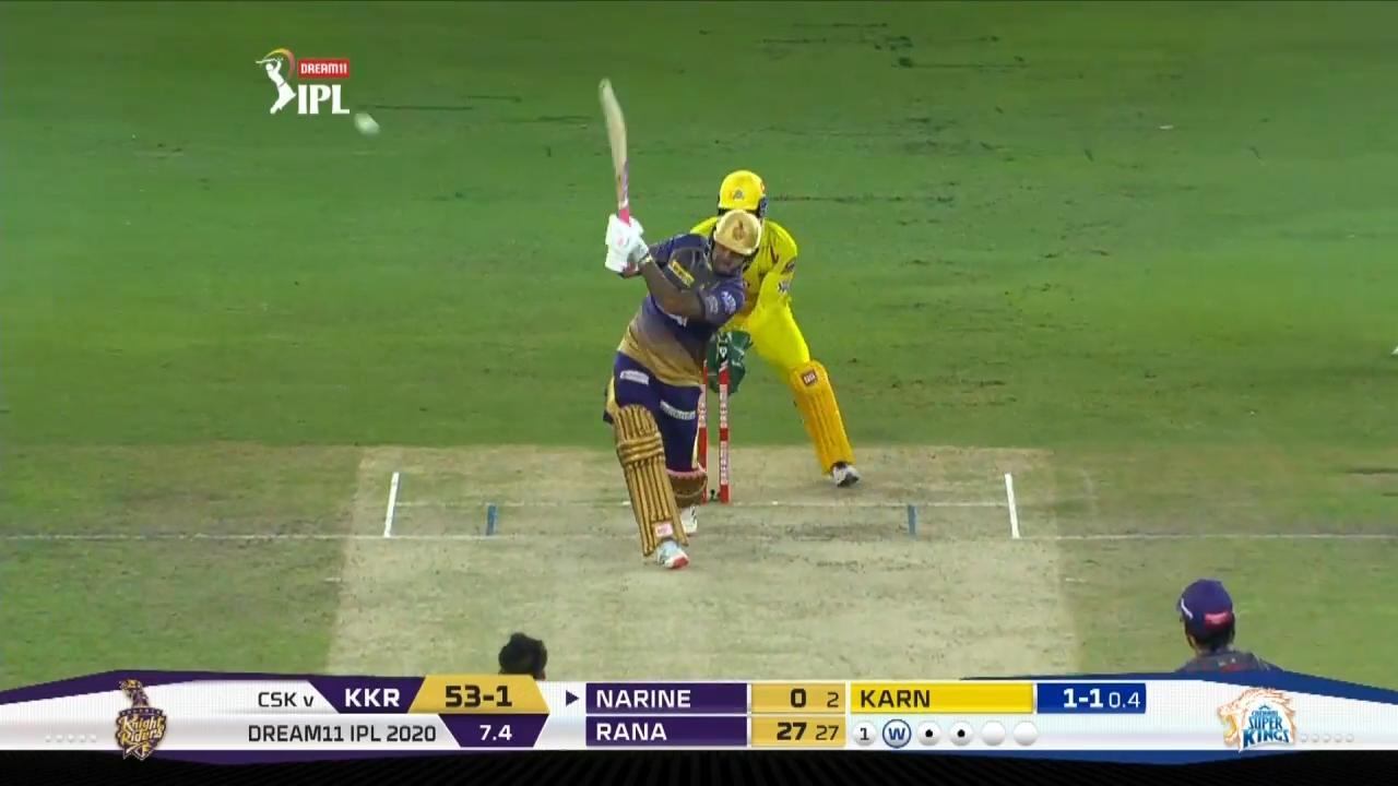 M49: CSK vs KKR – Sunil Narine Six