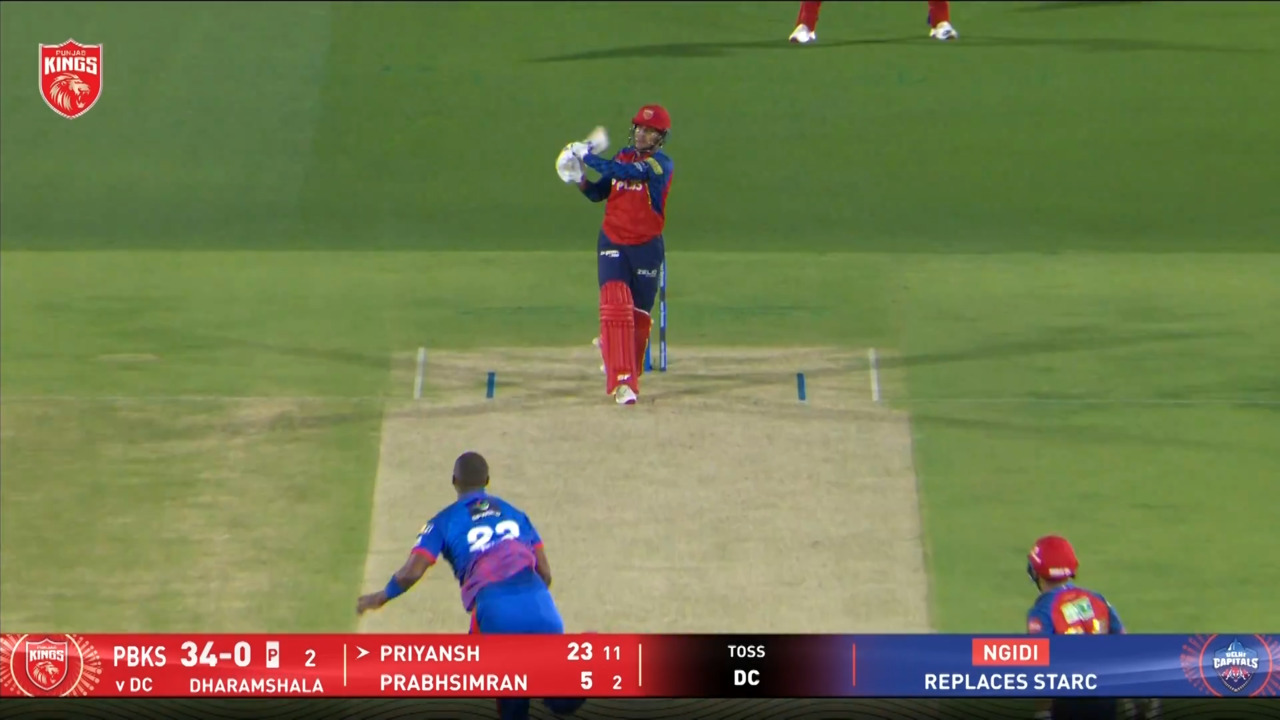 IPL 2026 M55: PBKS vs DC - Priyansh Arya Six
