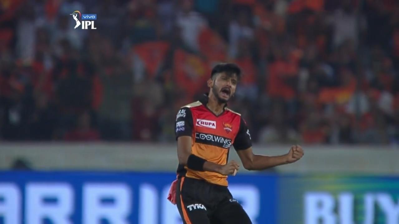 Khaeel Ahmed's (3/30) impressive return background