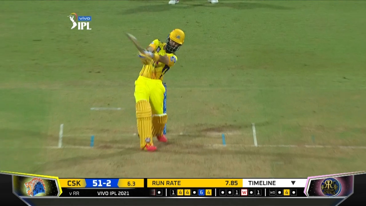 M12: CSK vs RR – Moeen Ali Six