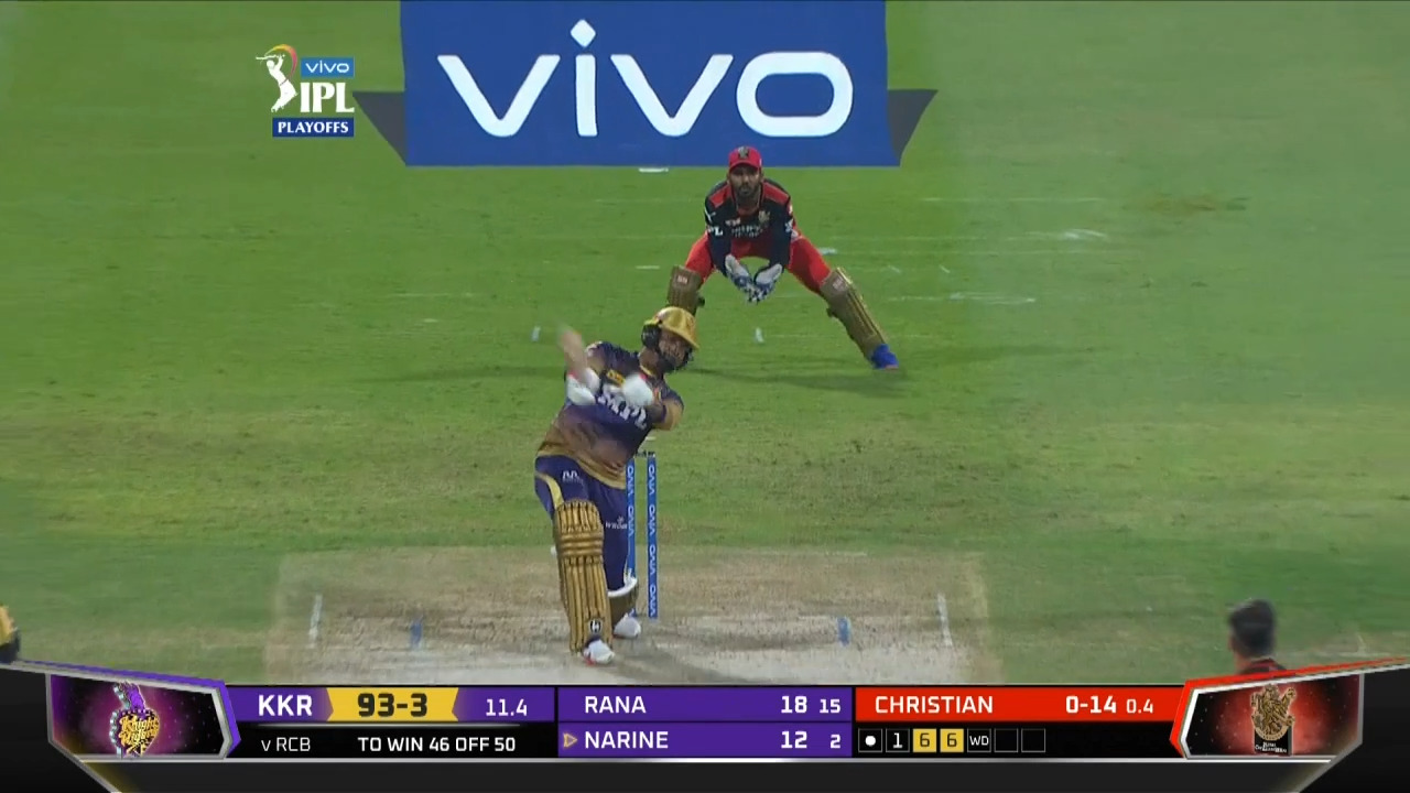 Eliminator: RCB vs KKR – Sunil Narine Six