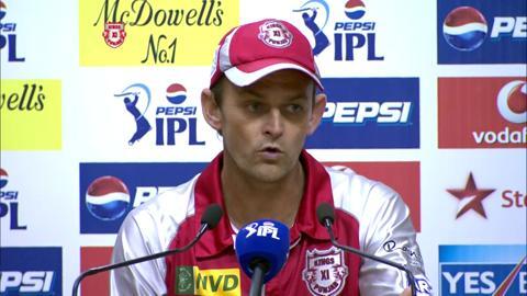 M20: KXIP vs KKR – Adam Gilchrist Press Conference background