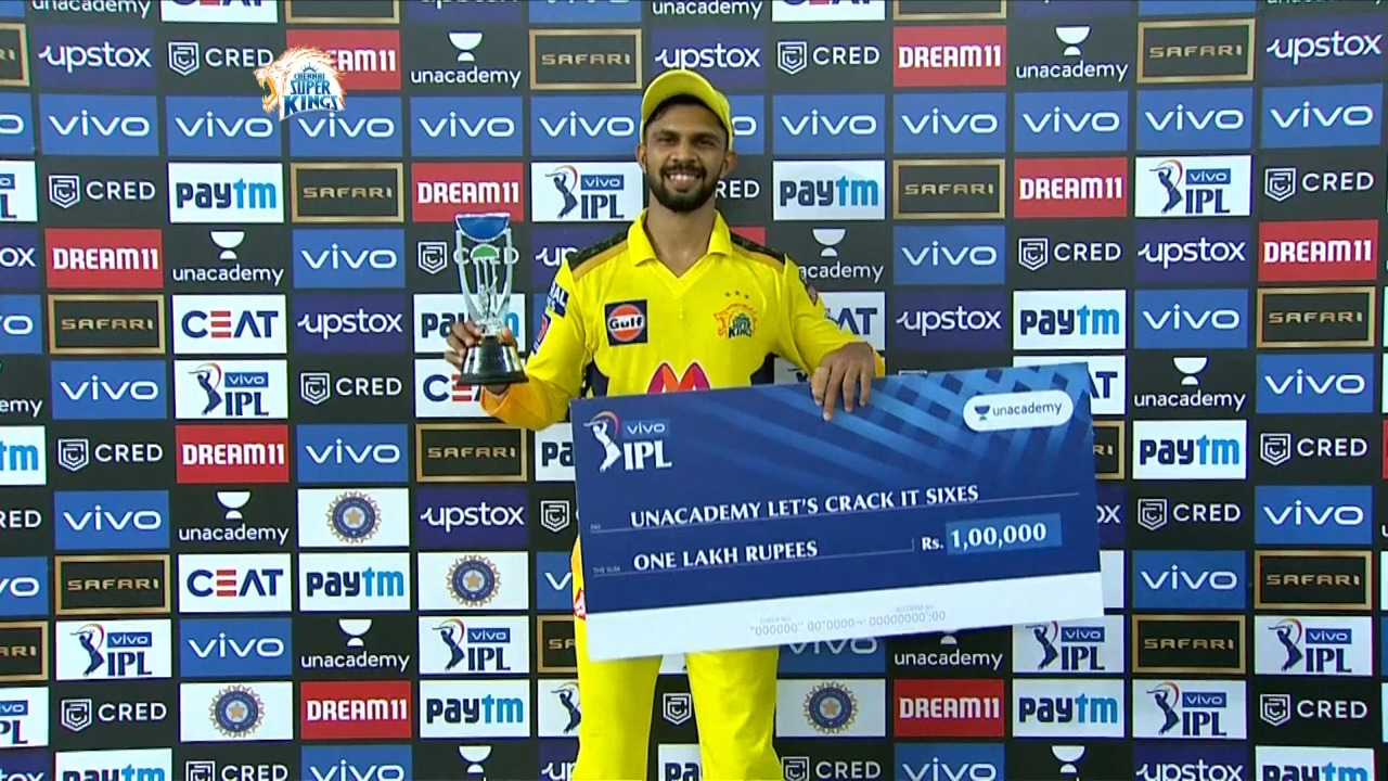 M30: CSK vs MI – Unacademy Lets Crack It Sixes of the Match – Ruturaj Gaikwad