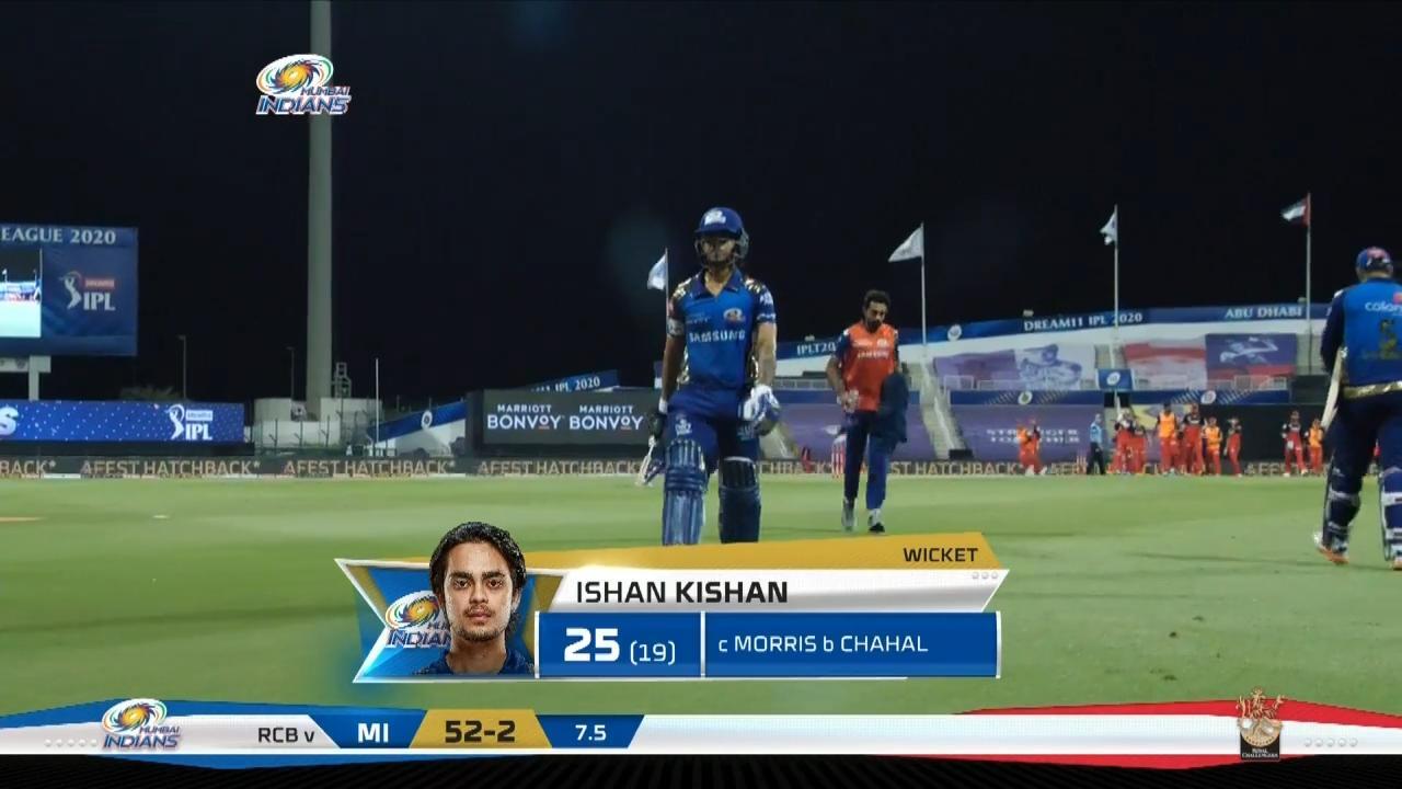 M48: MI vs RCB – Ishan Kishan Wicket