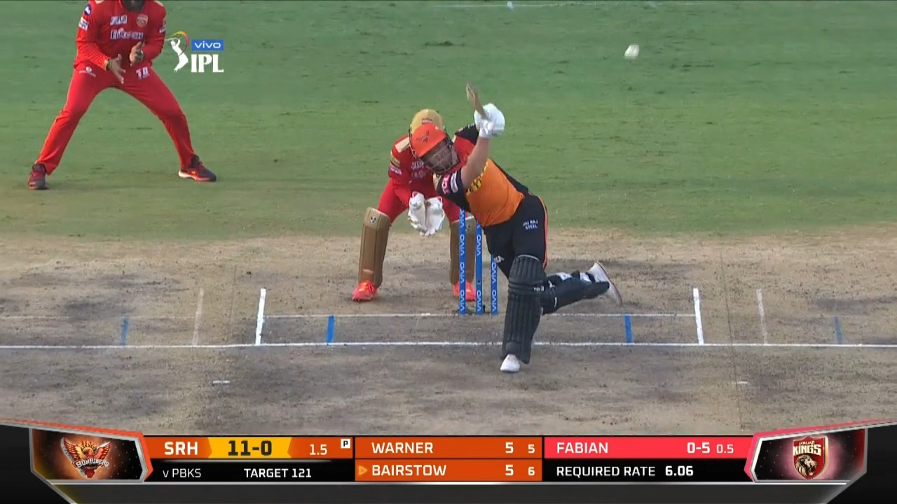 M14: PBKS vs SRH – Jonny Bairstow Six
