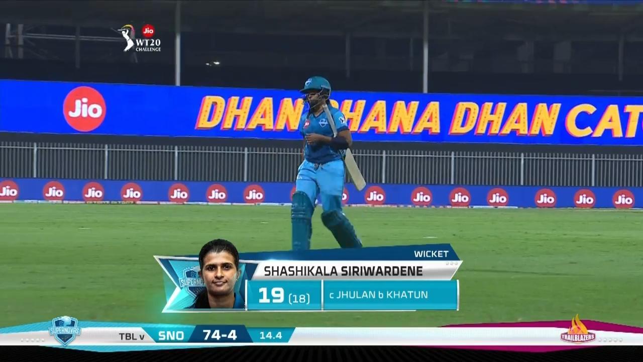 Final: Trailblazers vs Supernovas – Shashikala Siriwardene Wicket