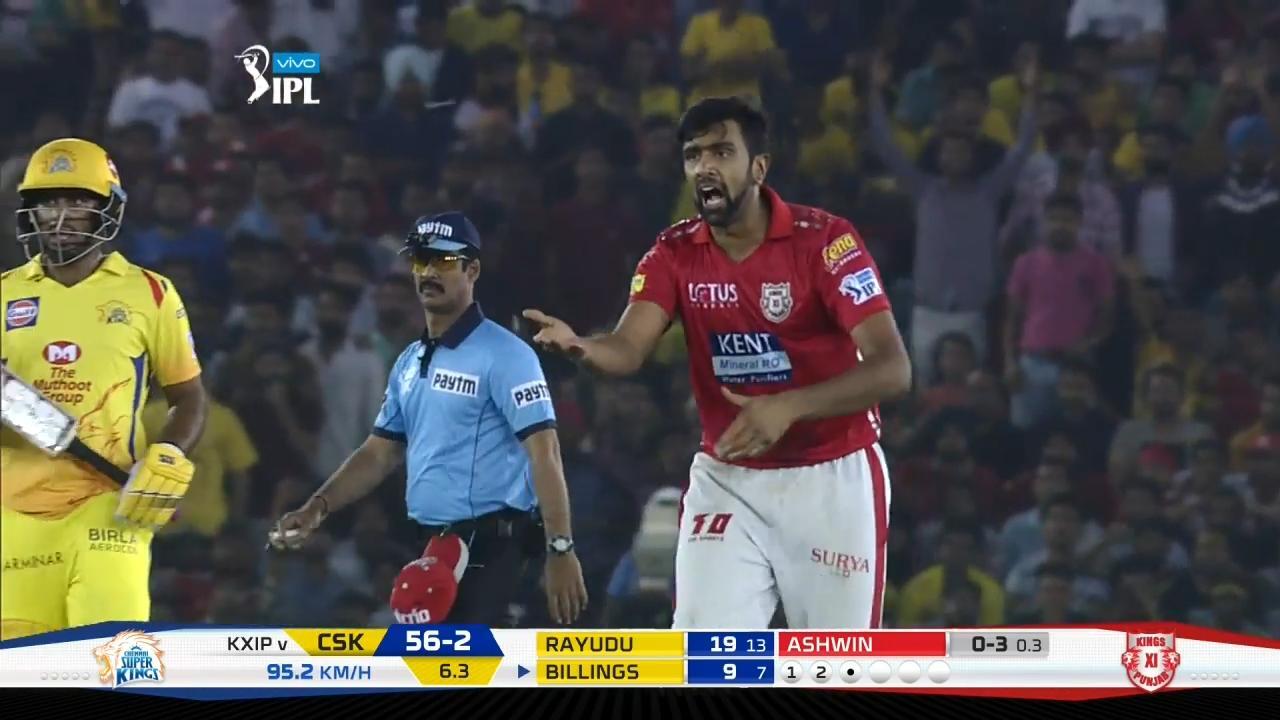 M12: KXIP vs CSK – Sam Billings Wicket