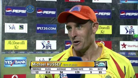 M61: RR vs CSK – Michael Hussey Interview