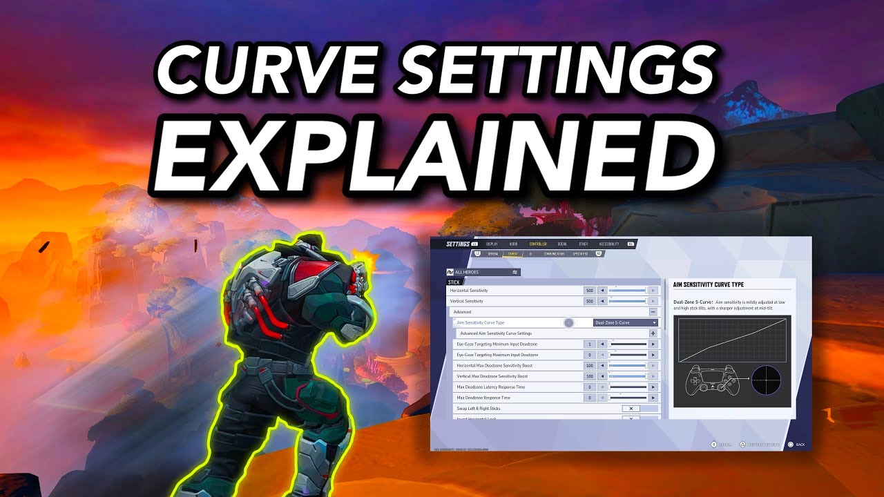 How to MASTER Controller Aiming in Marvel Rivals - Aim Curves Explained (UPDATE)