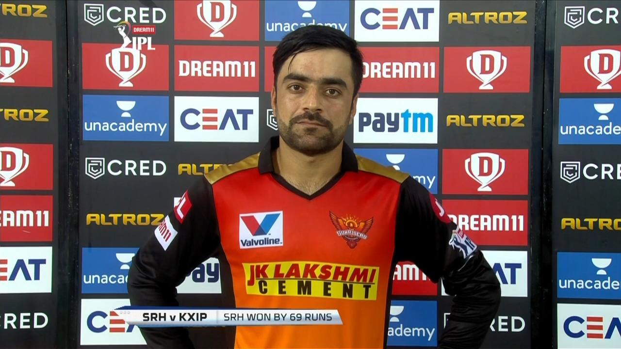 M22: SRH vs KXIP – Rashid Khan Interview