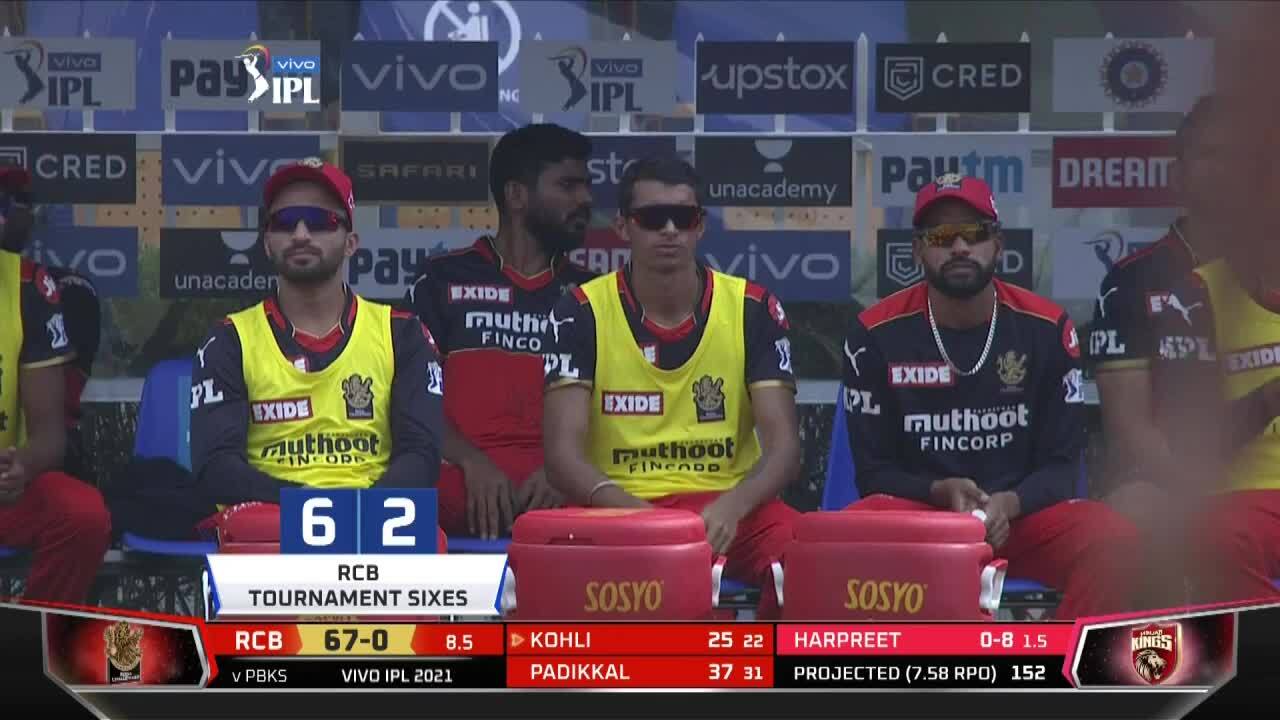 M48: RCB vs PBKS – Virat Kohli Six