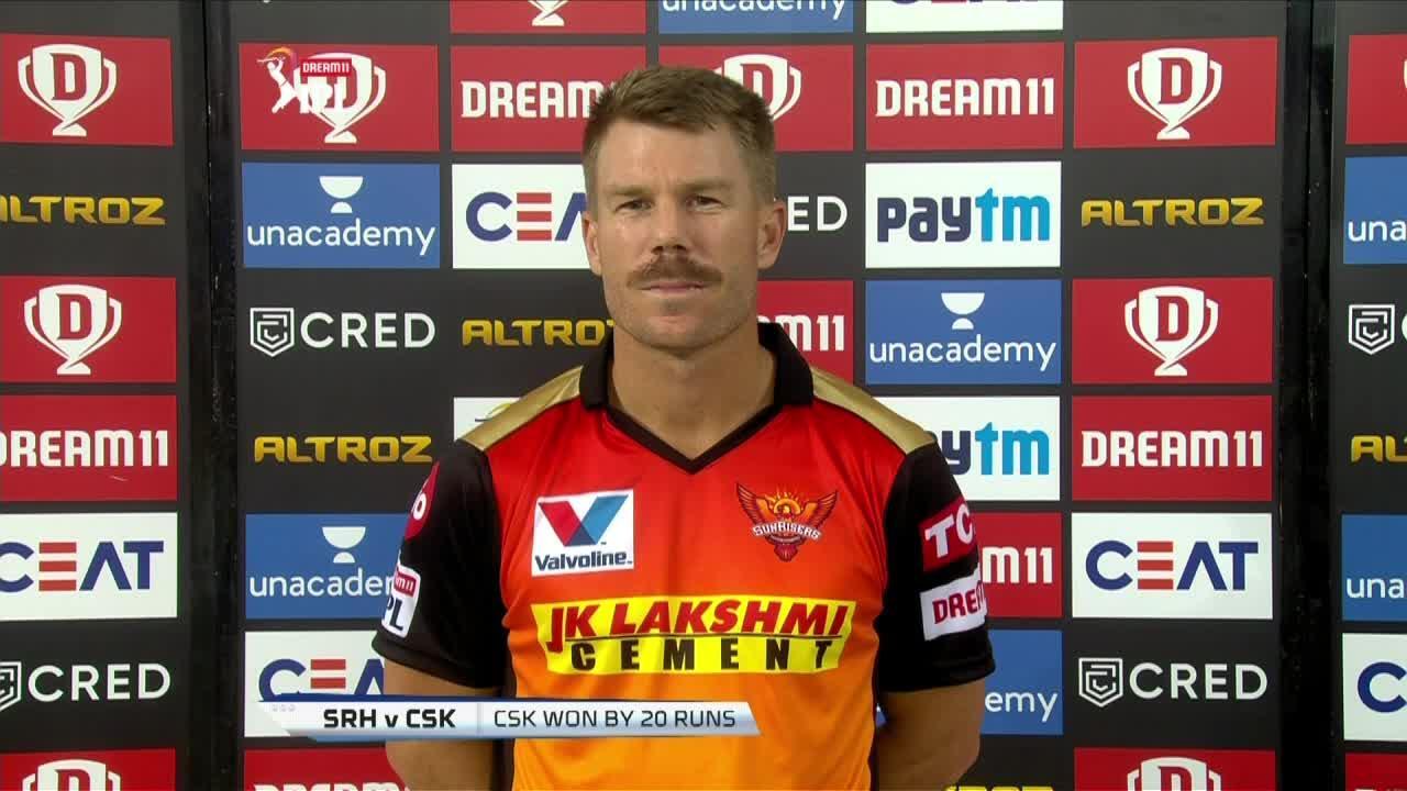 M29: SRH vs CSK – David Warner Interview