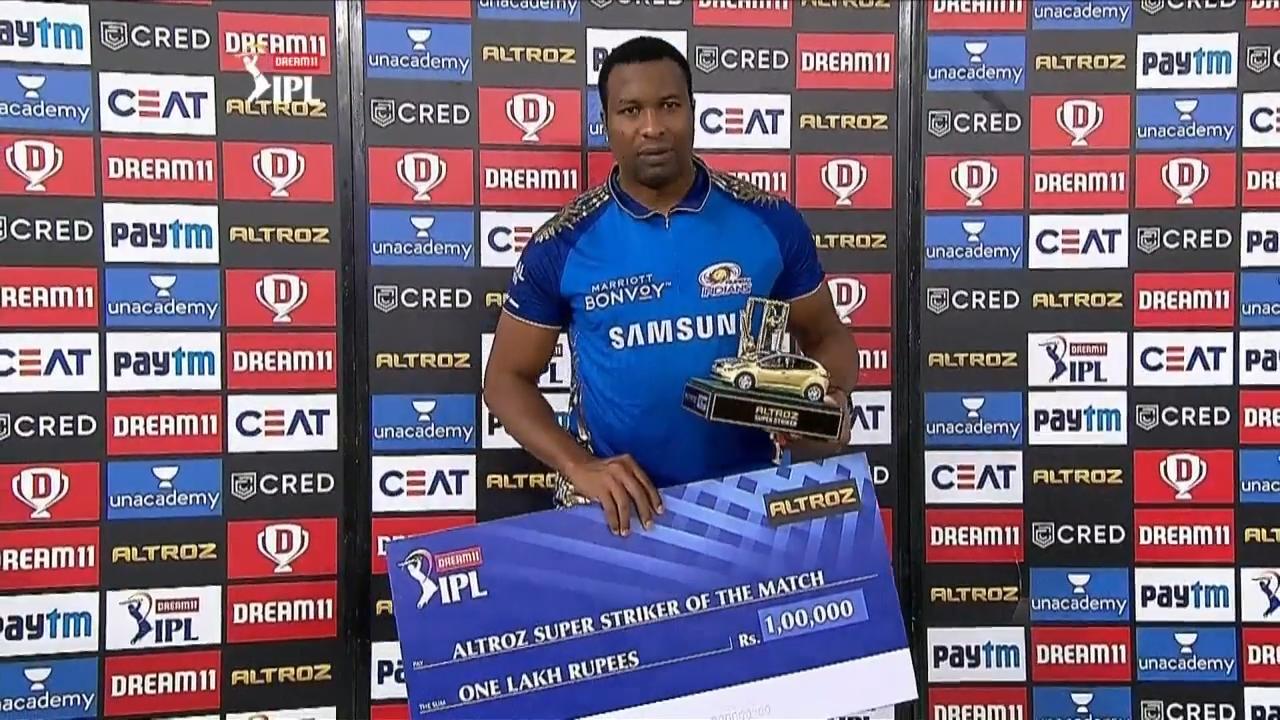 M36: MI vs KXIP – Altroz Super Striker of the Match – Kieron Pollard