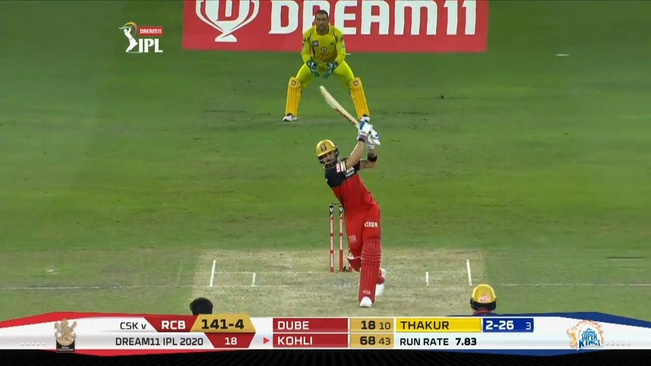M25: CSK vs RCB – Virat Kohli Six