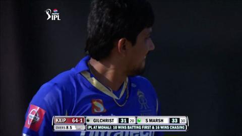 M55: KXIP vs RR – Shaun Marsh 77