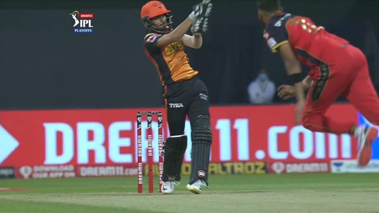 Eliminator: SRH vs RCB – Manish Pandey Six