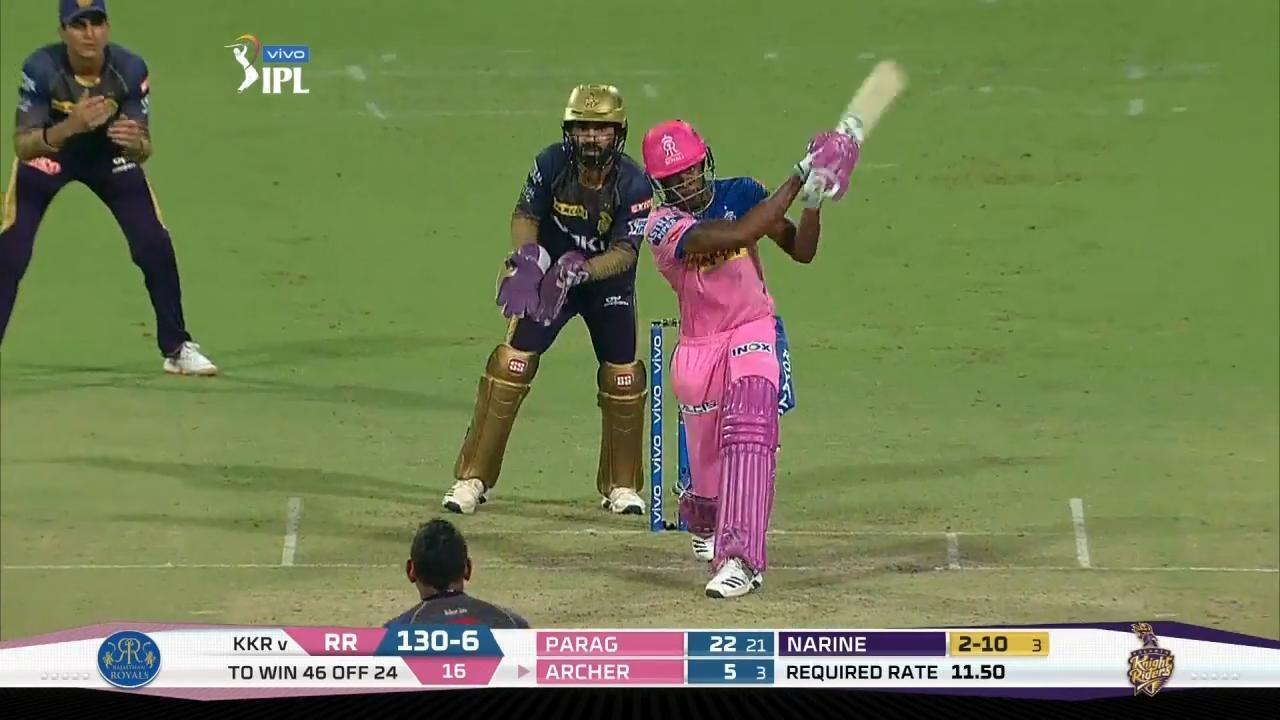 M43: KKR vs RR – Jofra Archer Six background