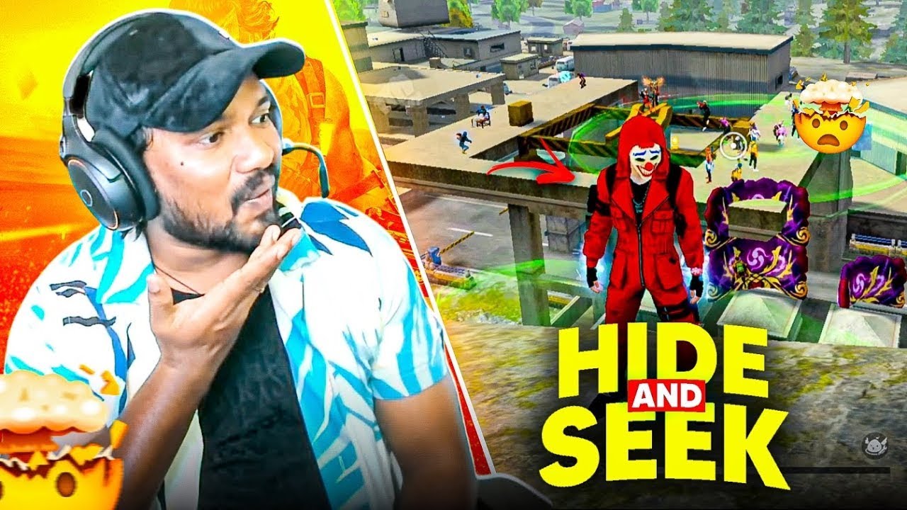 Hide and Seek Giveaway Live - Funny Rank Push - Telugu Gaming Live #hideandseak #freefirelive