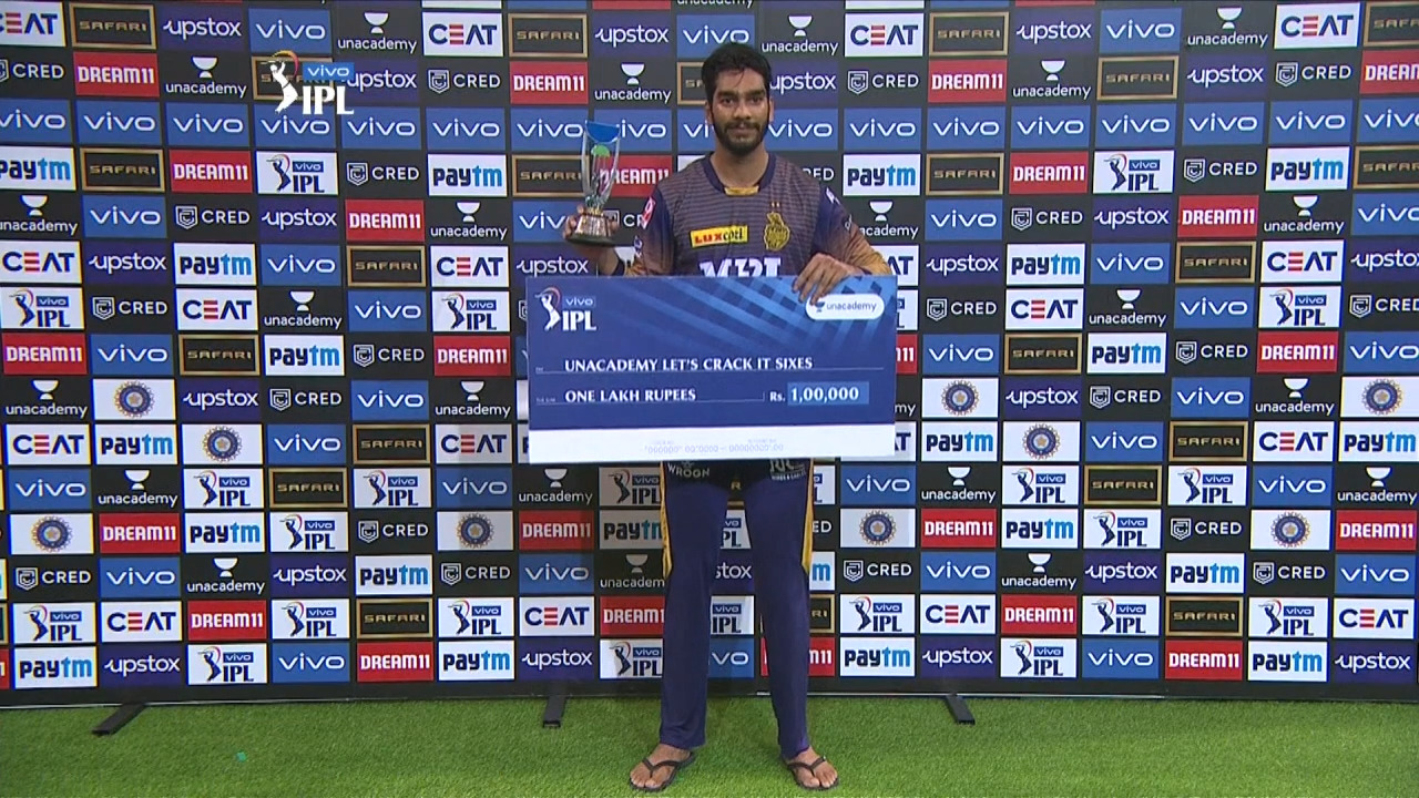 M31: KKR vs RCB – Unacademy Lets Crack It Sixes of the Match – Venkatesh Iyer background
