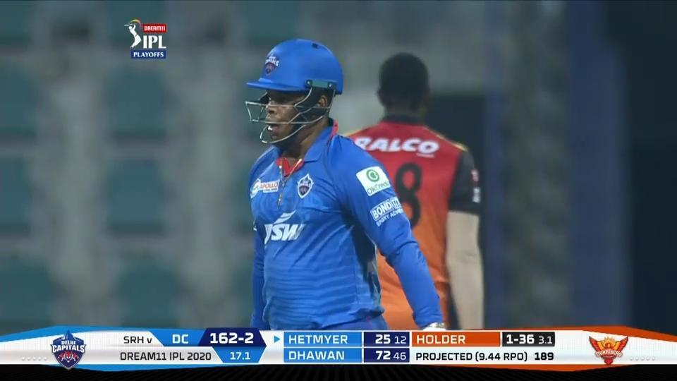 Hetmyer's unbeaten 22-ball 42-run rampage