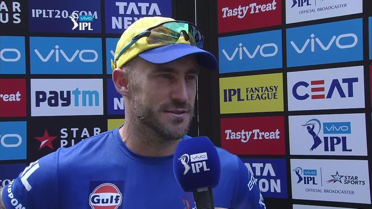 M20: SRH vs CSK – Faf du Plessis Interview