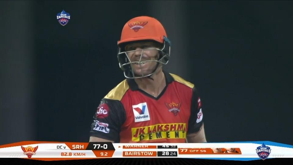 David Warner's watchful 45(33)