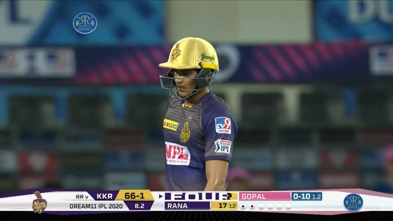 Shubman Gill's stylish 47(34) background