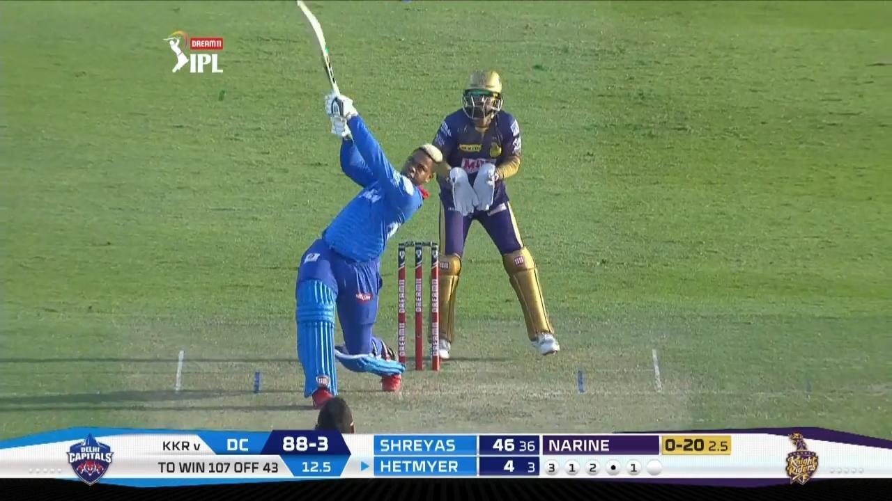 M42: KKR vs DC – Shimron Hetmyer Six
