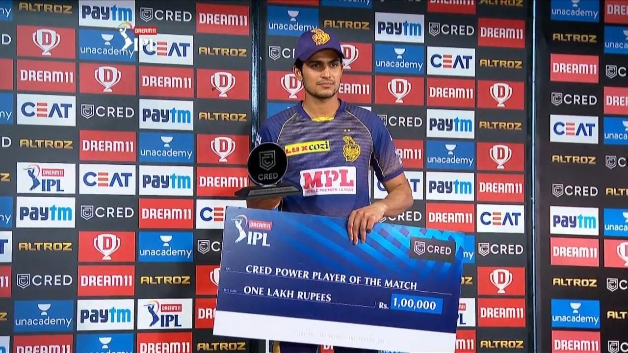 M46: KKR vs KXIP – CRED Power Player of the Match – Shubman Gill