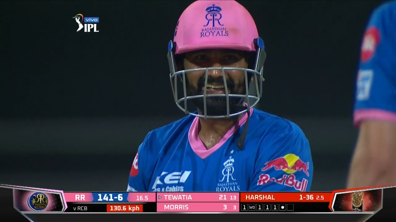 Rahul Tewatia's sparkling 40(23)