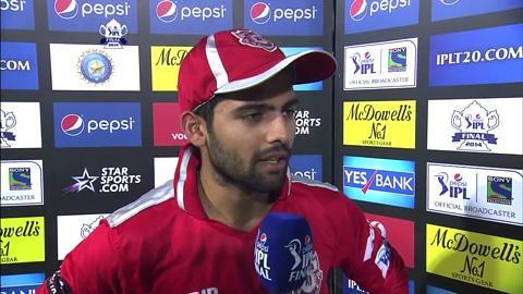 M60: KKR vs KXIP– Manan Vohra Interview background
