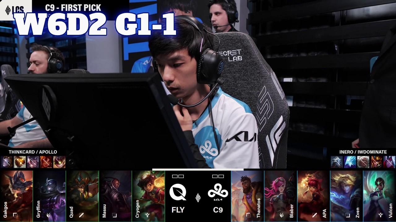 FLY vs C9 - Game 1 | Week 6 Day 2 S16 LCS Spring 2026 | FlyQuest vs Cloud 9 G1 W6D2 Full Game