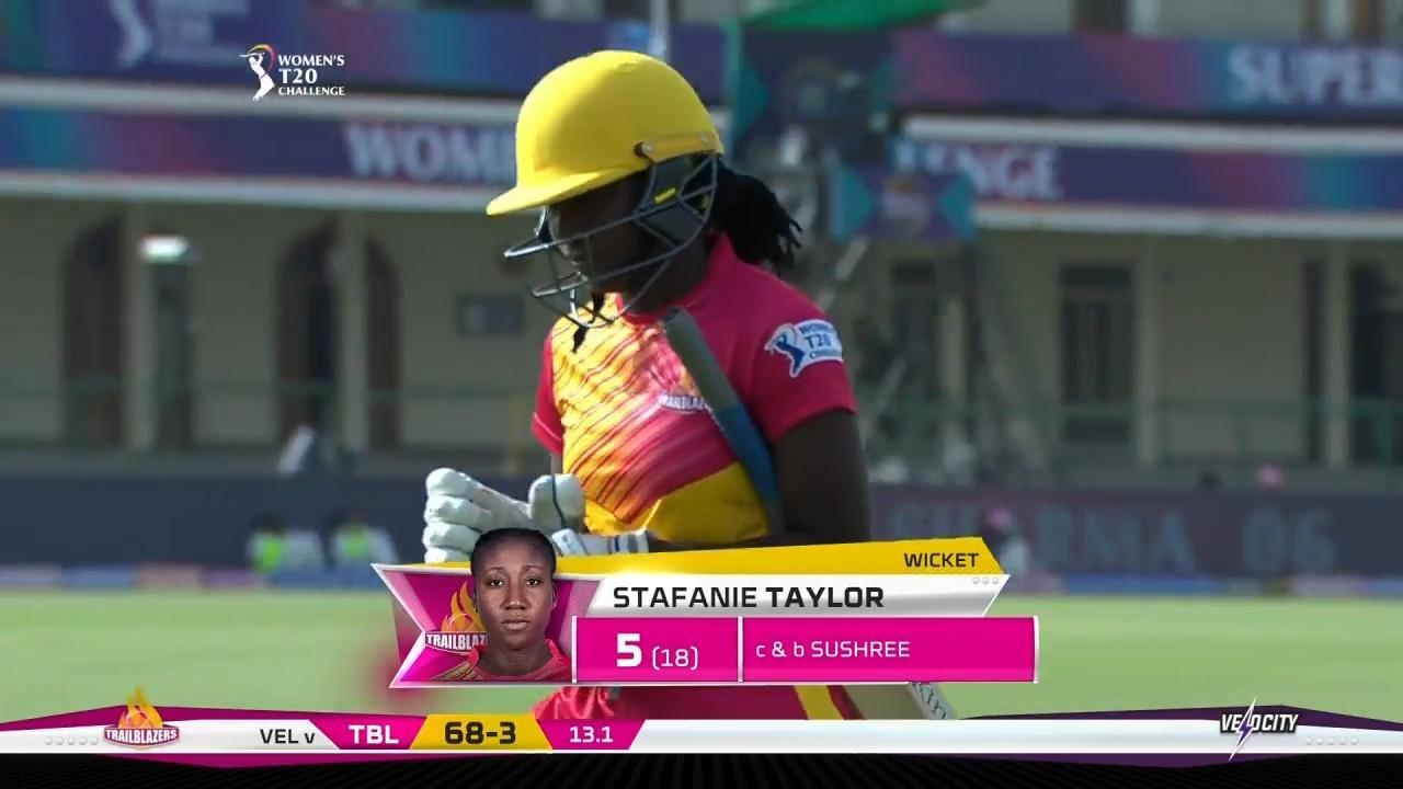 M02: Trailblazers vs Velocity – Stafanie Taylor Wicket