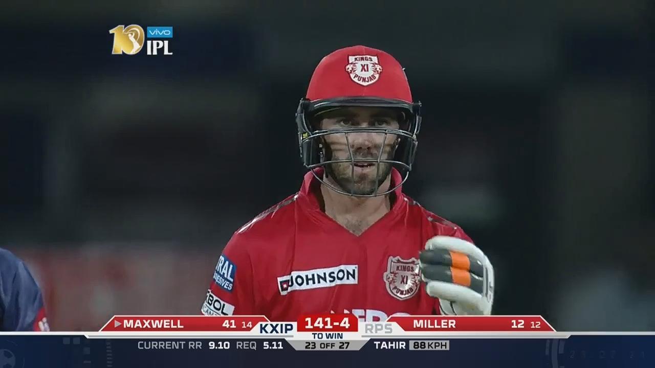 M4: KXIP vs RPS – YES Bank Maximum Sixes – Glenn Maxwell background