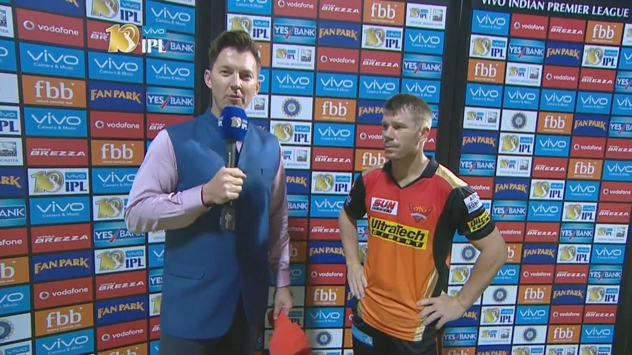 M10: MI vs SRH – David Warner Interview