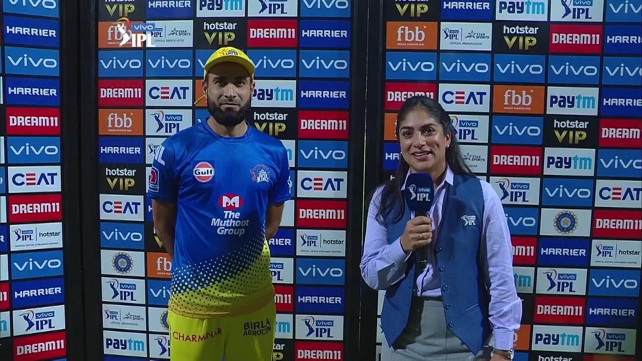 M50: CSK vs DC – Imran Tahir Interview background