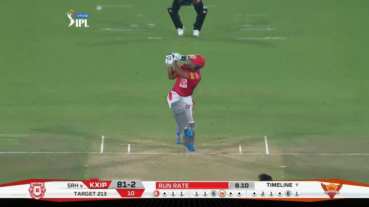 M48: SRH vs KXIP – Nicholas Pooran Six