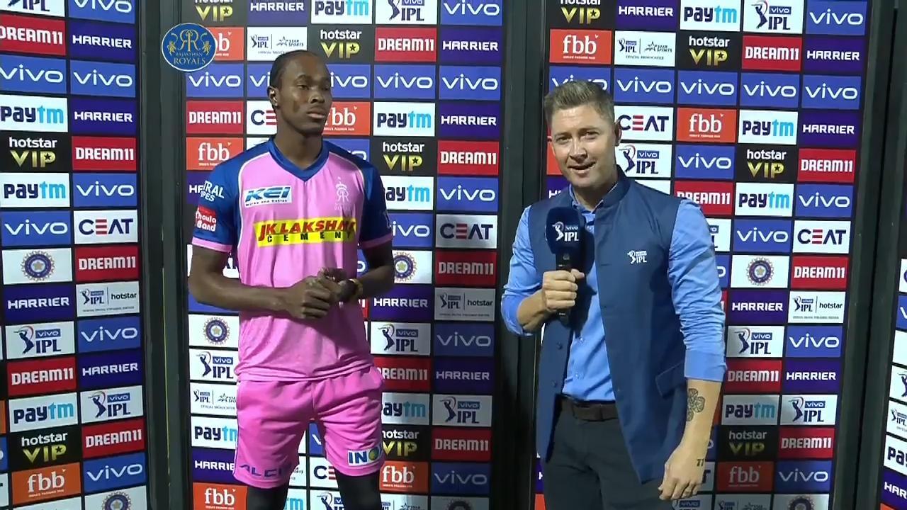 M14: RR vs RCB – Jofra Archer Interview