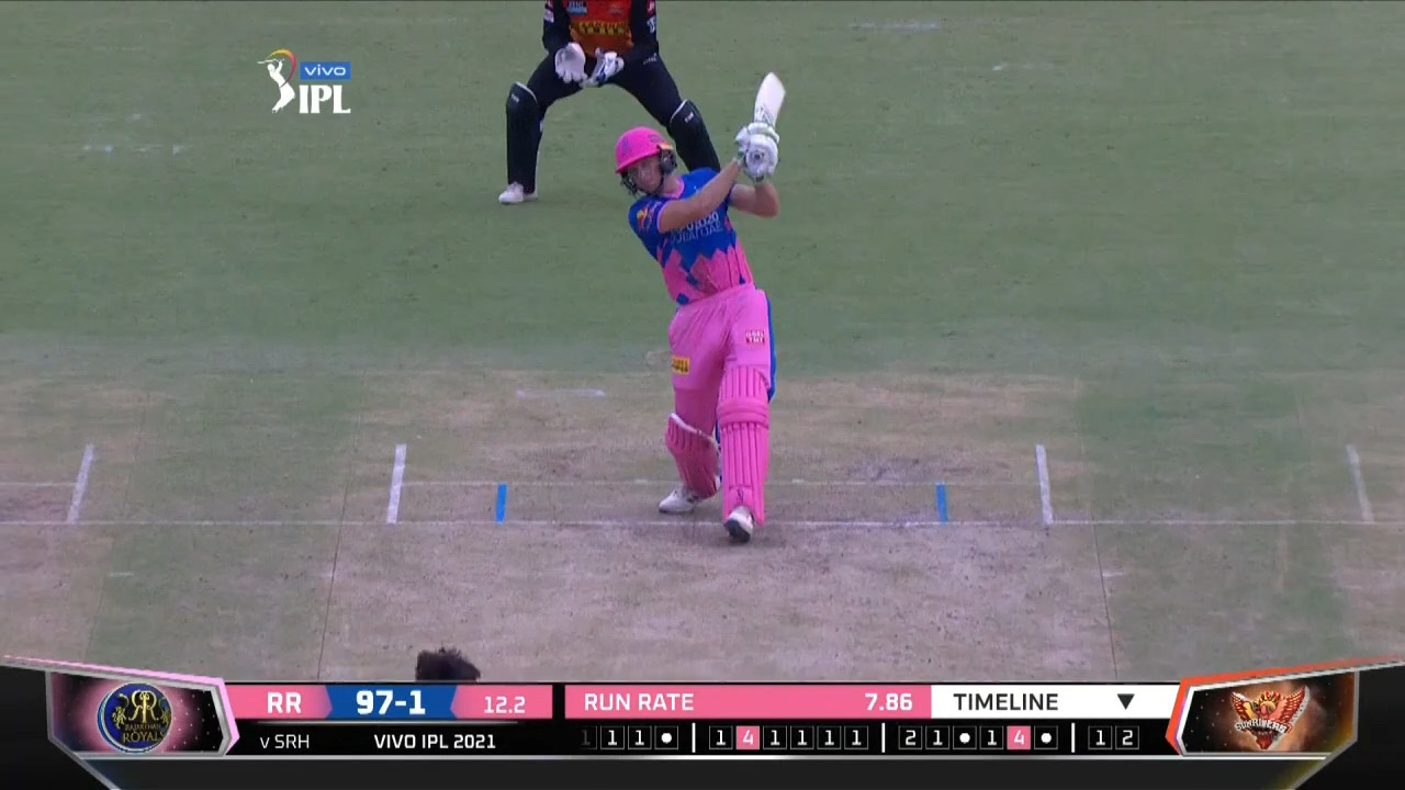 M28: RR vs SRH – Jos Buttler Six