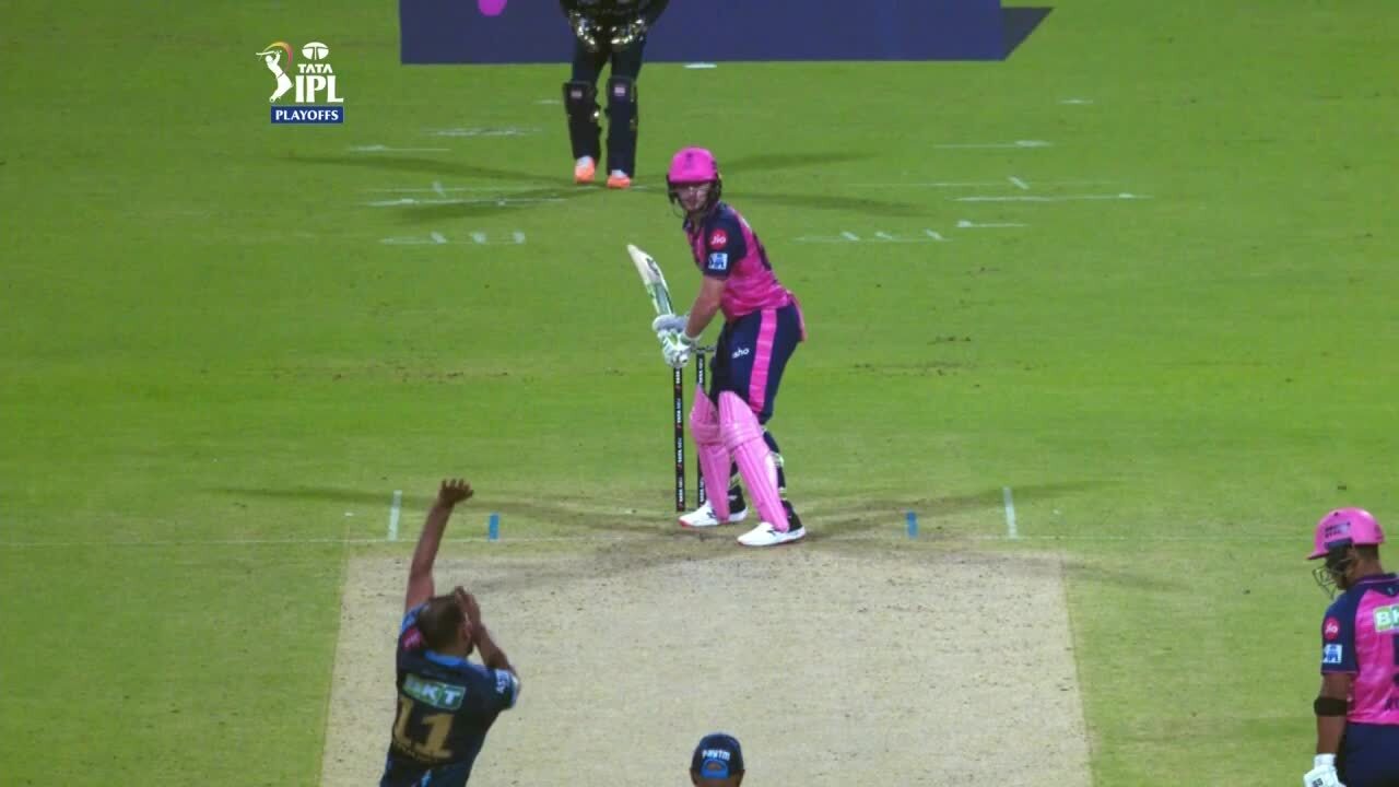 Q1: GT vs RR – Jos Buttler Six background