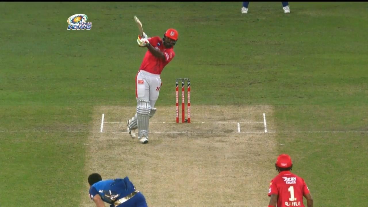 M36: MI vs KXIP – Chris Gayle Six