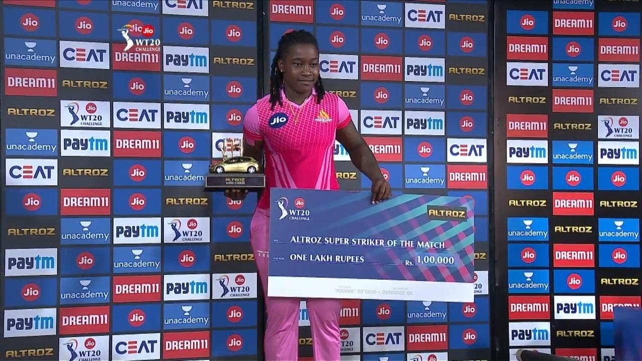M03: Trailblazers vs Supernovas – Altroz Super Striker of the Match – Deandra Dottin