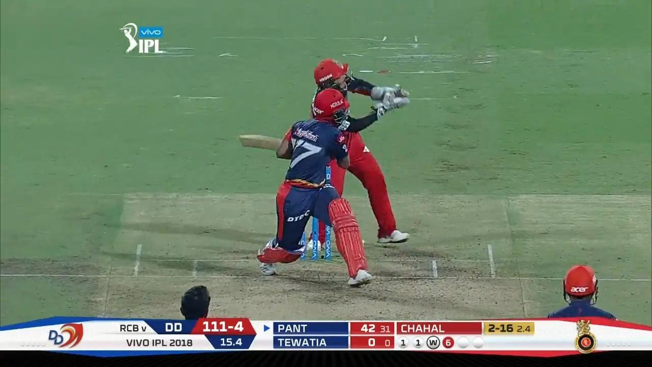 M19: RCB vs DD – Rishabh Pant Six