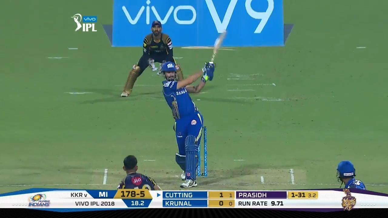 M41: KKR vs MI – Ben Cutting Six