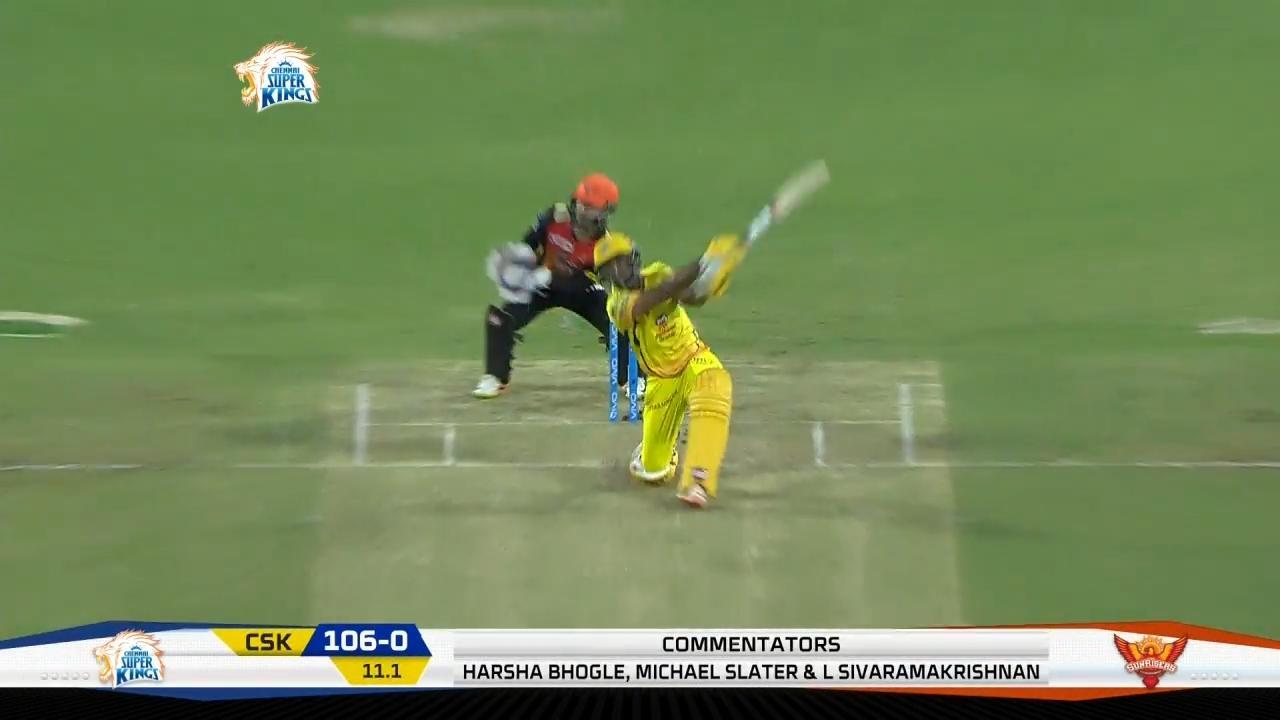 M46: CSK vs SRH – Ambati Rayudu Six