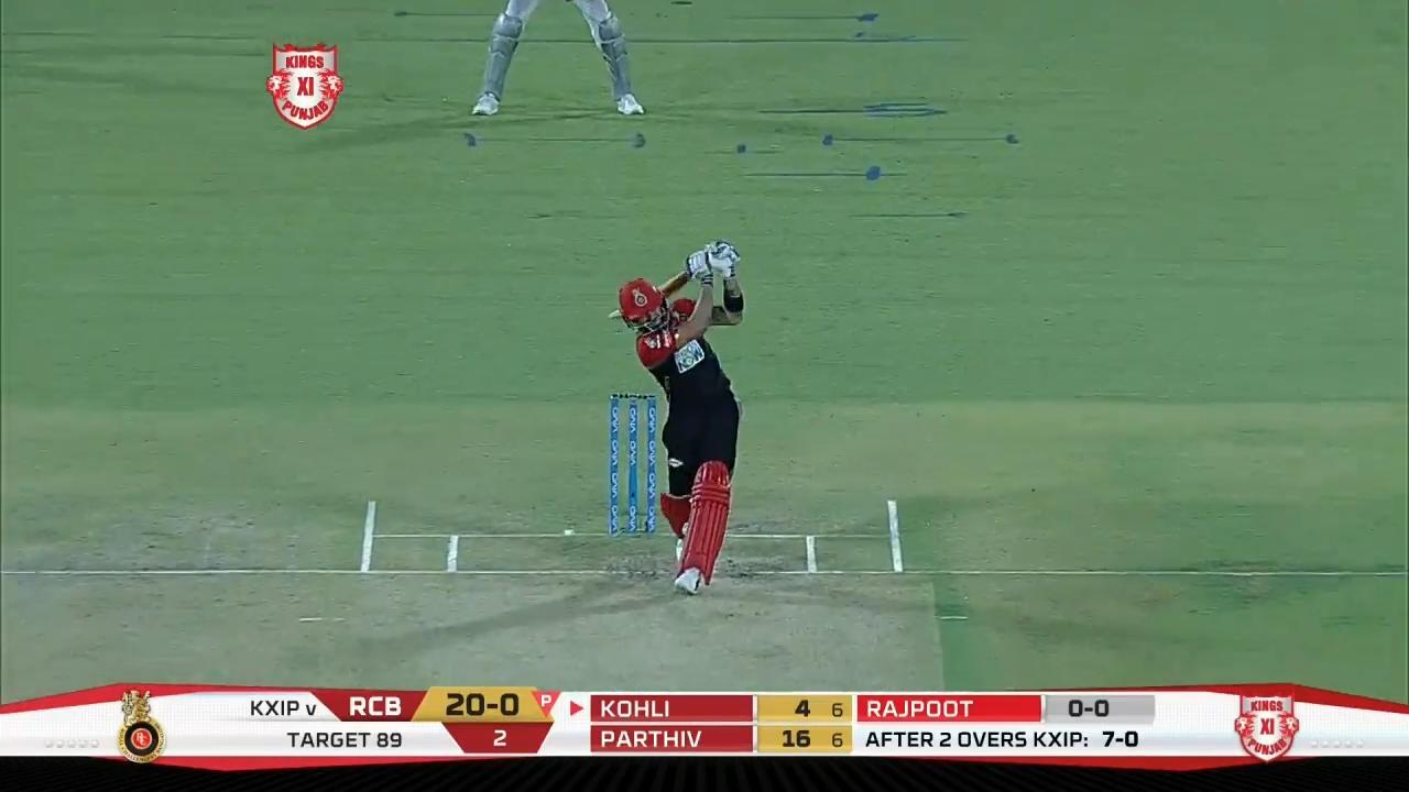 M48: KXIP vs RCB – Virat Kohli Six