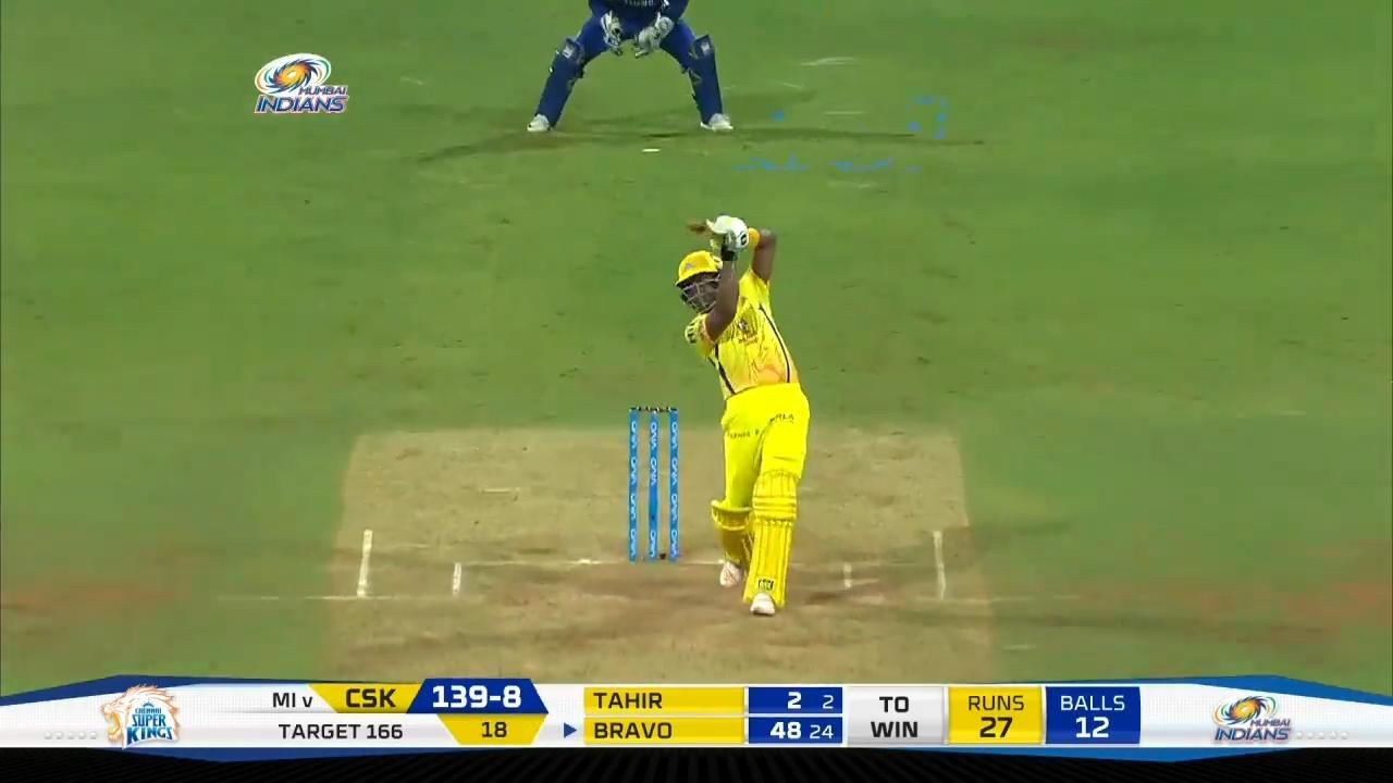 M01: MI vs CSK – Dwayne Bravo Six