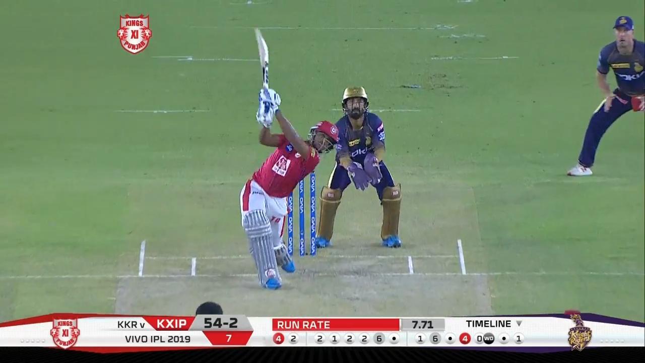 M52: KXIP vs KKR – Nicholas Pooran Six